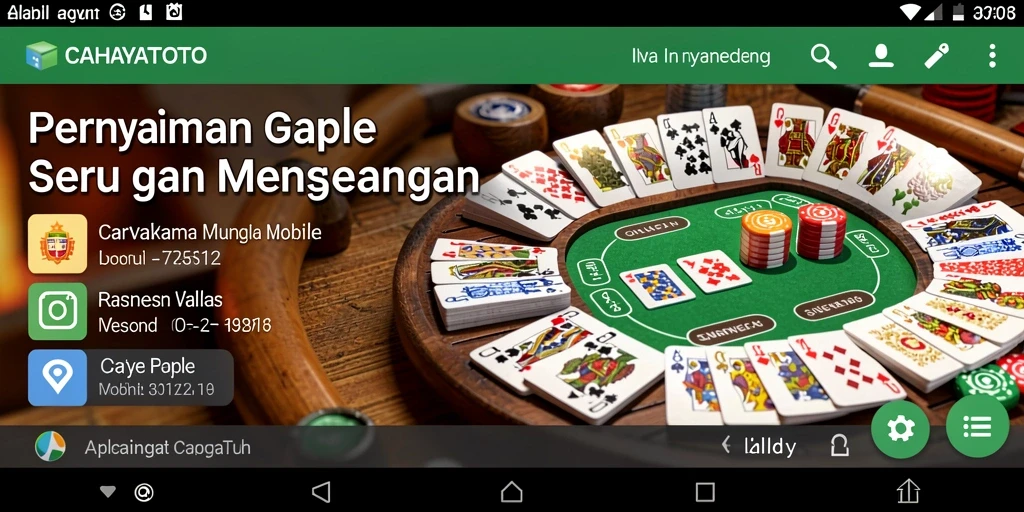 Tampilan gameplay seru dari CAHAYATOTO yang mengasyikkan.