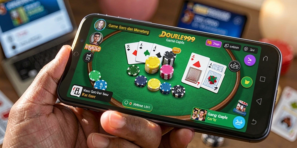 Tampilan gameplay DOUBLE999 yang seru dengan kawan-kawan.