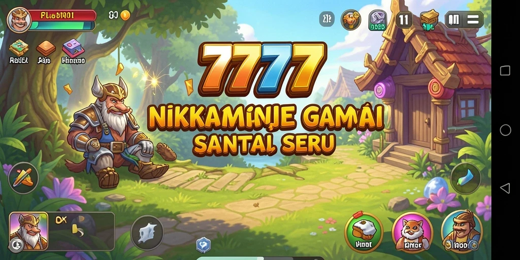 Tampilan gameplay seru JELAS777 yang penuh warna.