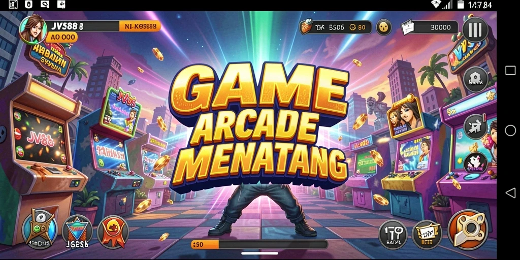 Screenshot utama JVS88 menampilkan gameplay seru dan menantang di level yang berbeda.
