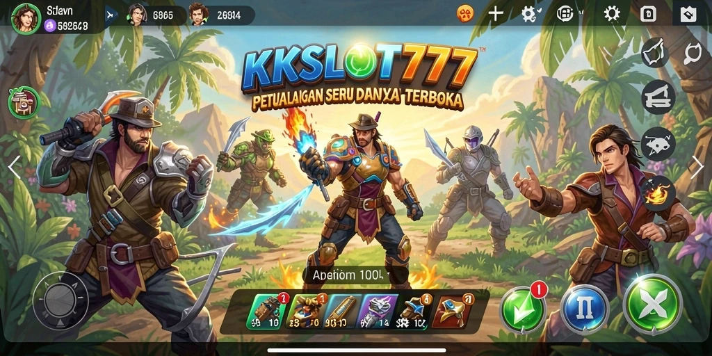 Gameplay KKSLOT777 yang menampilkan dunia terbuka yang luas dan detail grafis.