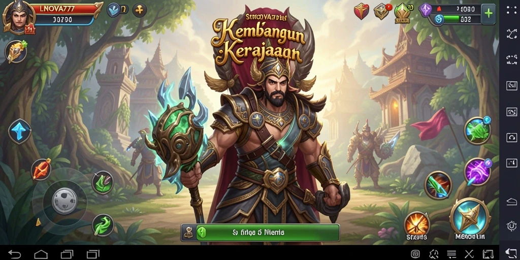 Screenshot LNOVA777 menunjukkan pertempuran strategi yang mendebarkan.