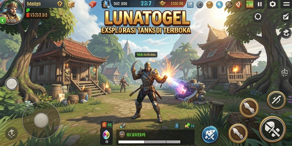 Gameplay LUNATOGEL yang memukau di dunia terbuka.
