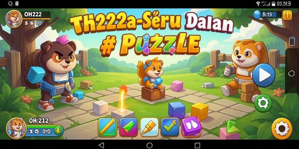 Tampilan gameplay menyenangkan dan menantang di OH222.