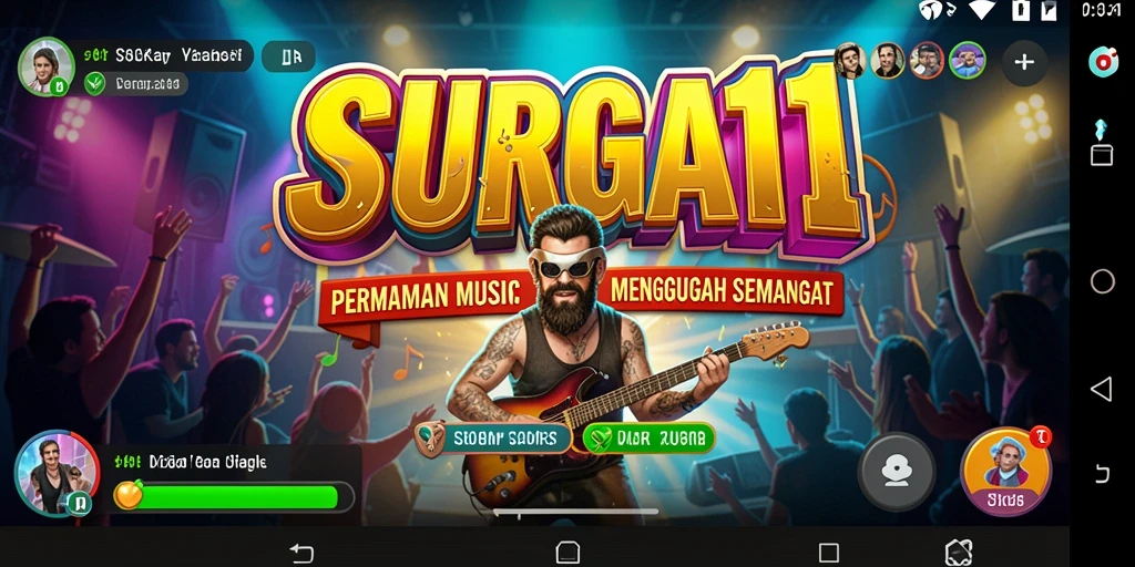Tampilan gameplay SURGA11 yang menarik dan menantang pemain.