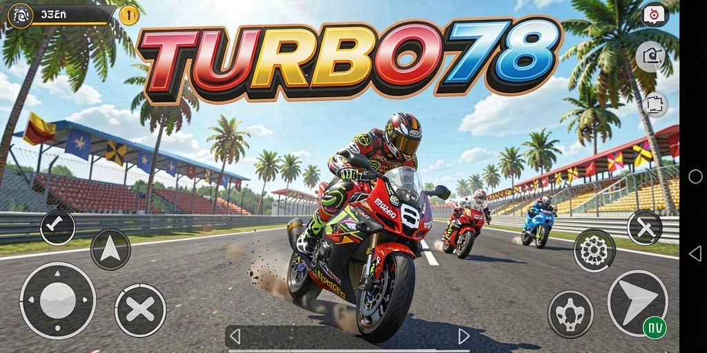 Gameplay seru dengan balapan motor yang memacu adrenalin.
